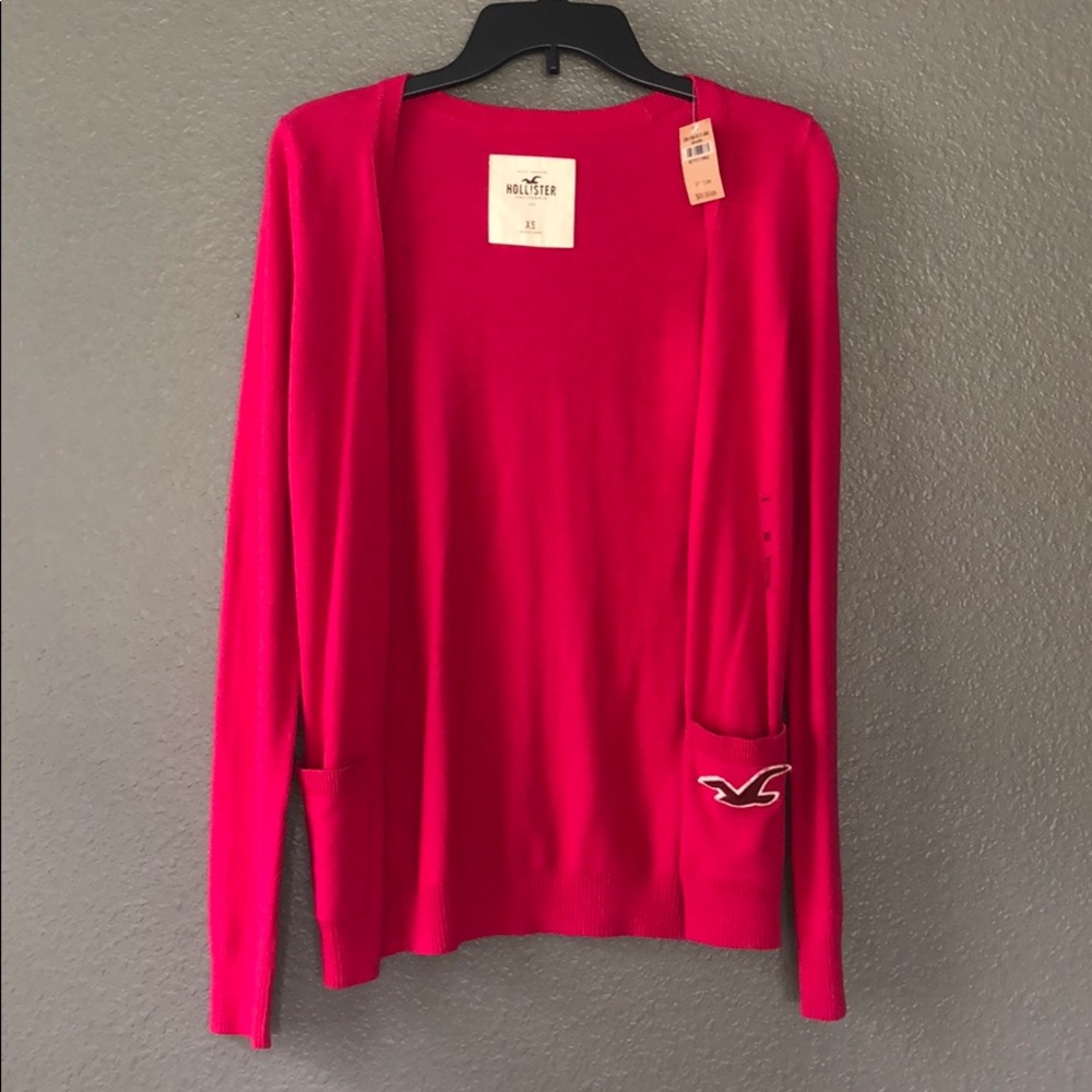 Hollister Pink Cardigan